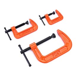 PONY Malleable Iron C-Clamp Set, 3-Piece