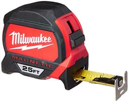 Milwaukee 48-22-7125 Magnetic Tape Measure, 25ft x 1.83"