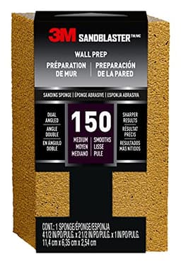 3M SandBlaster Dual Angle Sanding Sponge, 150 Grit