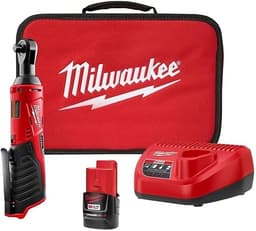 Milwaukee 2457-21 M12 3/8" Cordless Ratchet Kit