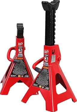Torin (Big Red) T43202 3-Ton Steel Jack Stands (Pair)
